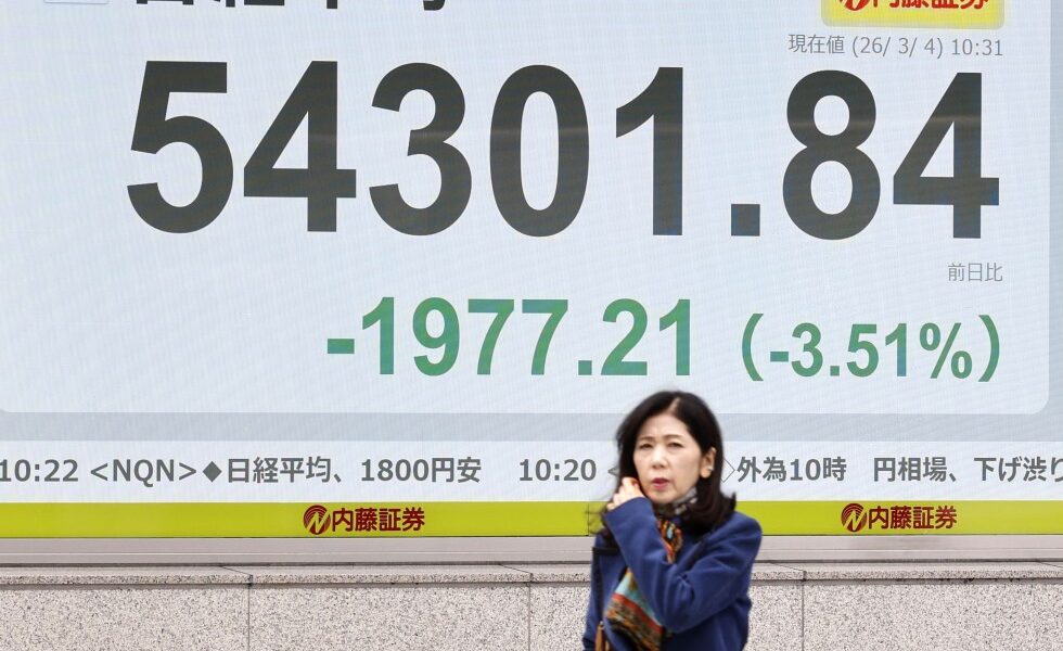 Markets in Europe steady after Asian shares swoon over widening Iran war