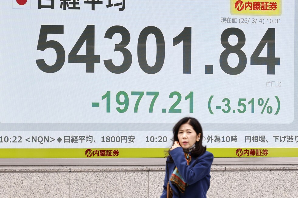 Markets in Europe steady after Asian shares swoon over widening Iran war