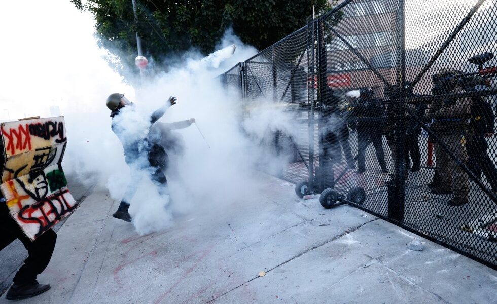 Dozens arrested after 'No Kings' rally in Los Angeles