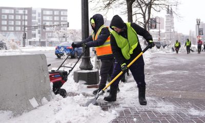Storms pummel parts of US with snow, high winds and rain