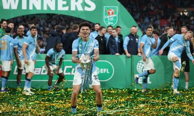 Man City dominates Arsenal to win English League Cup 2-0