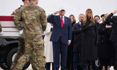 Trump joins families for return of soldiers killed in Middle East