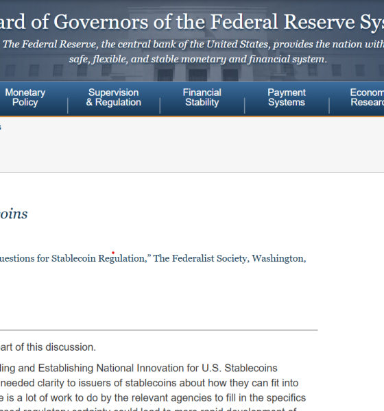 Federal Reserve, Legislation, United States, Stablecoin, Genius Act