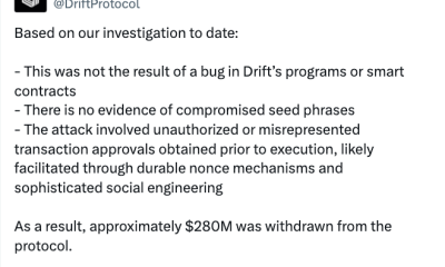 Drift Says Nonce Attack Drove Exploit as Circle Faces USDC Scrutiny
