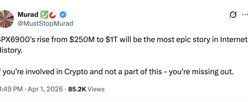 'Memecoin Messiah' Lost $60M Trading Mostly SPX6900: He's Still Not Selling