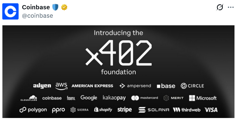 Big Tech Companies Form New x402 Foundation For Agentic AI