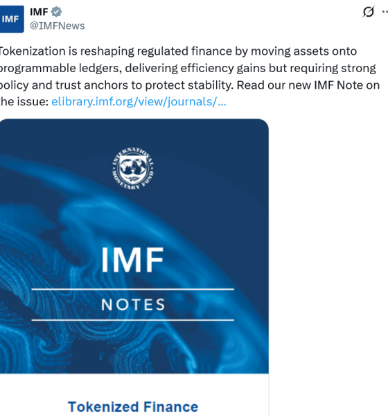 Effect of Tokenization on Financial Stability Not Clear