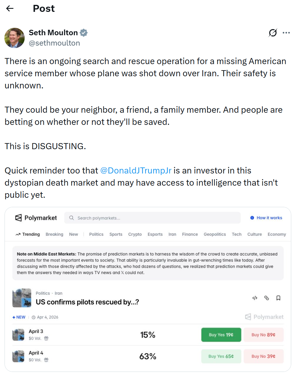 Polymarket Pulls Missing US Pilot Market, Faces Questions Over Rules