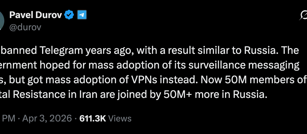 Decentralization, Privacy, Liberty, Telegram, Cypherpunks, Pavel Durov