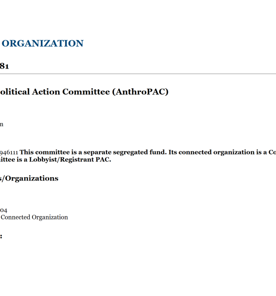 Anthropic Enters Political Arena with PAC as AI Policy Tensions Mount