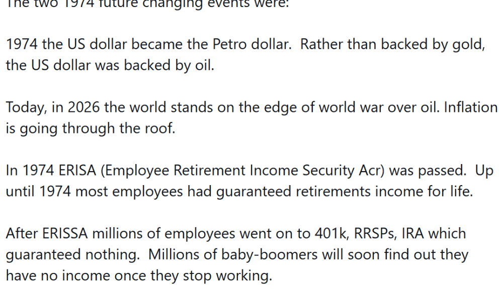 Kiyosaki Says 1974 Shift Drives Debt Crisis, Backs Bitcoin and gold