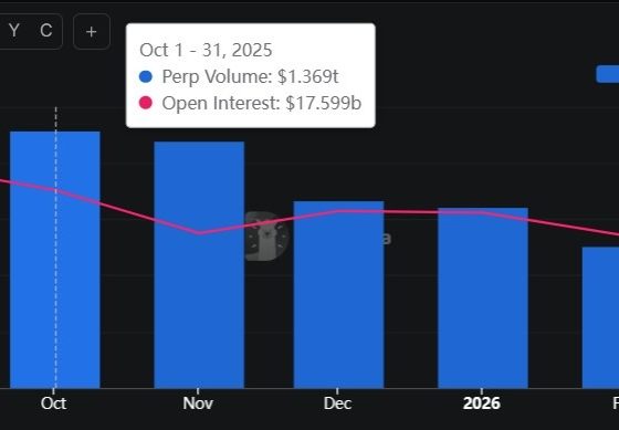 Perp DEX Trading Cools as Volumes Slides For Five Straight Months