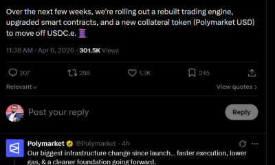 Polymarket To Replace USDC.e With USDC-Backed Token In Exchange Upgrade