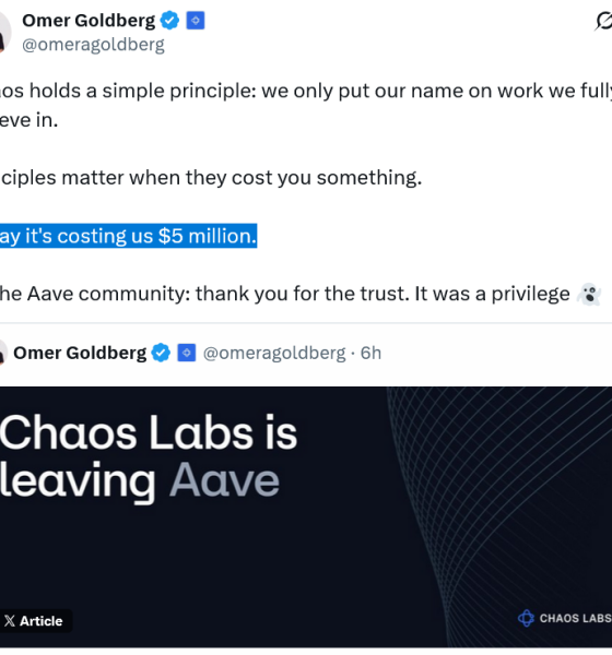 Chaos Labs Leaves Aave Due to Budget, Risk Disagreements