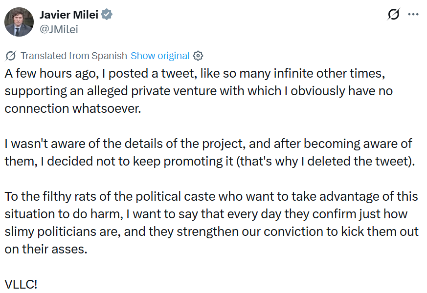 Libra Evidence Sparks Fresh Questions Over President Milei’s Role