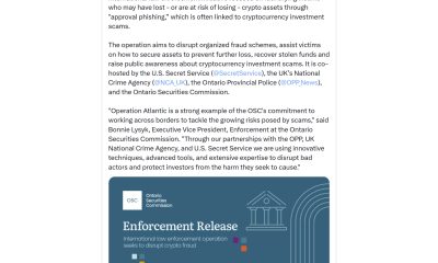 Operation Atlantic Targets Crypto Scam Networks With Real-Time Tracking