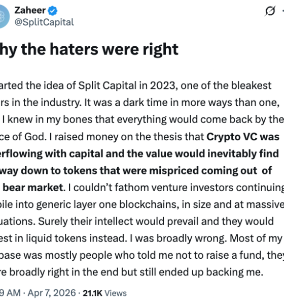 Split Capital Founder Says Crypto Hedge Funds No Longer Work