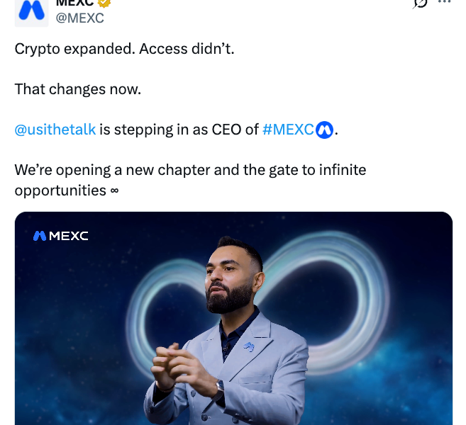 MEXC Names New CEO And Expands Global Strategy