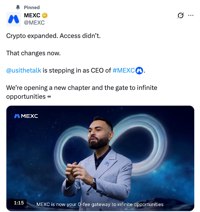 MEXC Names New CEO And Expands Global Strategy