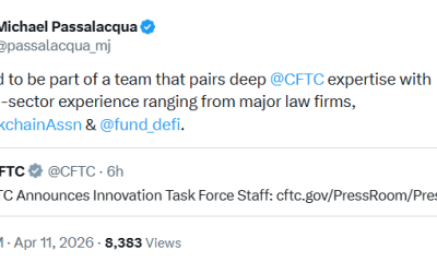 CFTC Announces Initial Crypto Task Force Members