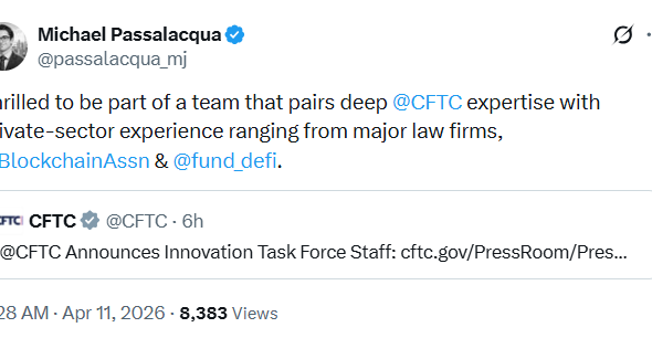 CFTC Announces Initial Crypto Task Force Members