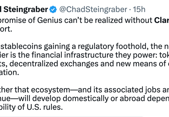 US Down To 'Last Chance' To Pass Clarity Act Before 2030: Lummis