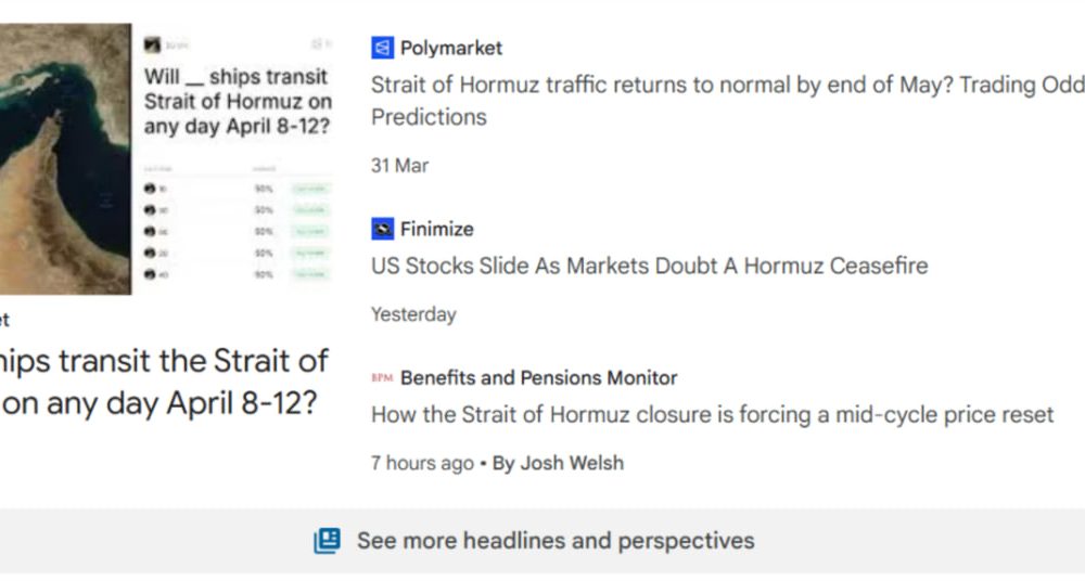 Polymarket Briefly Appears in Google News Before Being Removed