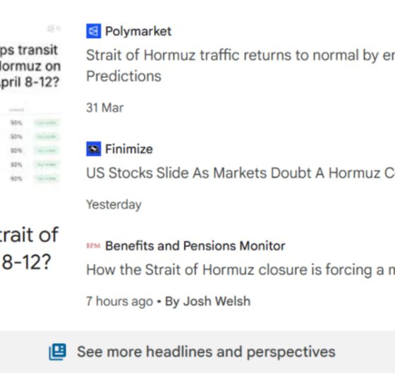 Polymarket Briefly Appears in Google News Before Being Removed