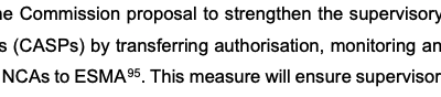 ECB Backs Plan for ESMA to Take Over Crypto Supervision