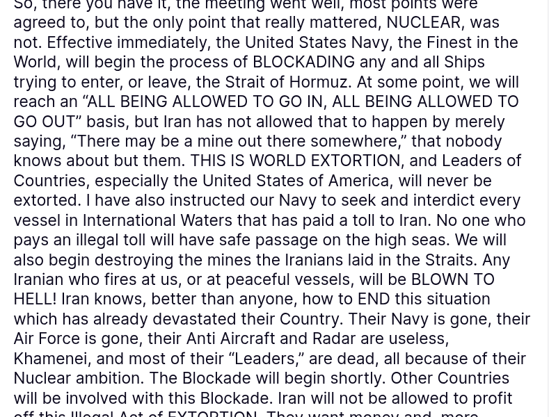 Bitcoin Surfs $70,000 as Markets Weather New Hormuz Oil Route Blockade