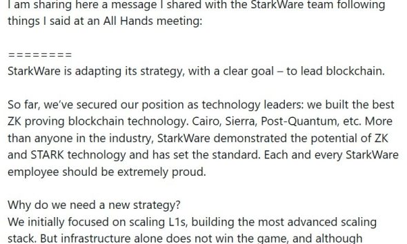 StarkWare Cuts Jobs, Restructures Around Revenue Push