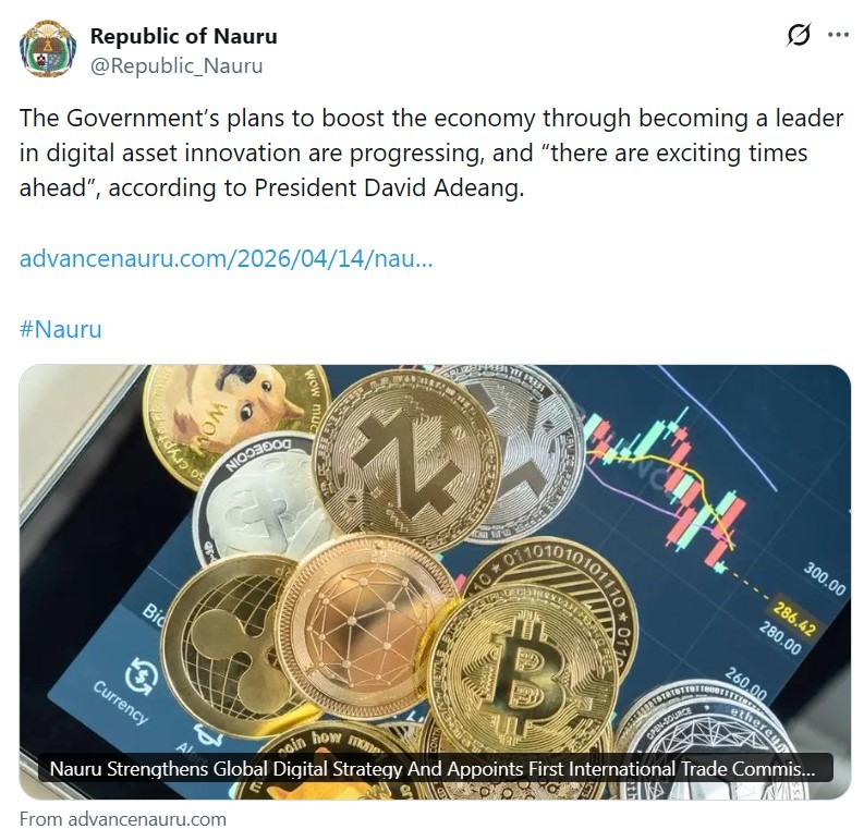 Nauru Appoints Dadvan Yousuf Trade Commissioner for Crypto Push