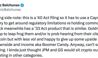 Goldman Sachs, Banks, Ethereum, Gold, Solana, MicroStrategy