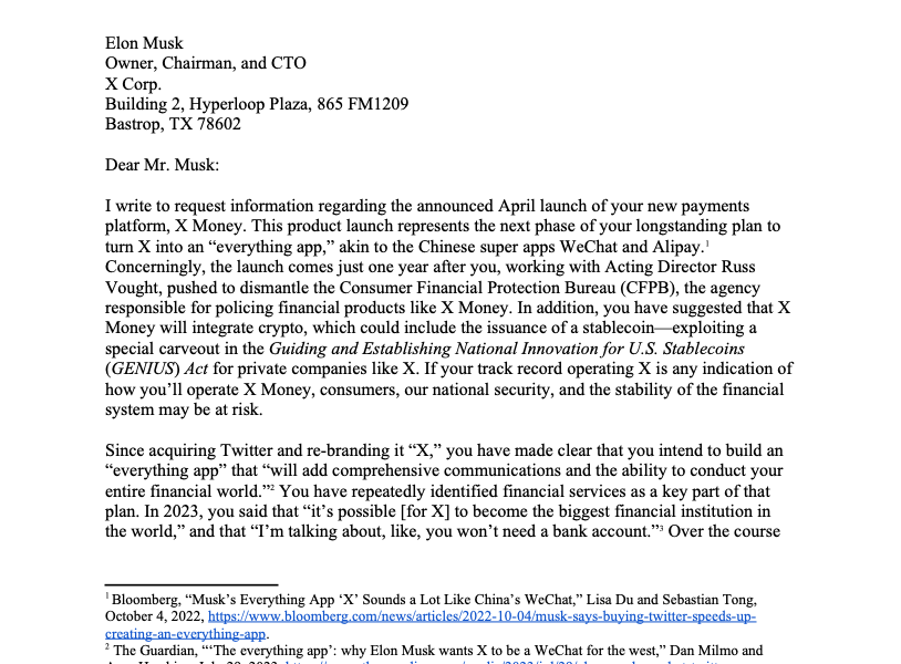 Twitter, Senate, US Government, United States, Stablecoin, Elon Musk, Companies, Genius Act