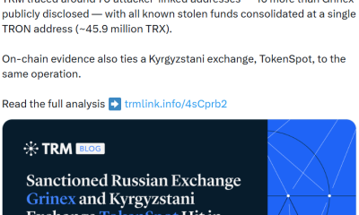 Sanctioned Crypto Exchange Grinex Pauses Operations After $14 Million Hack