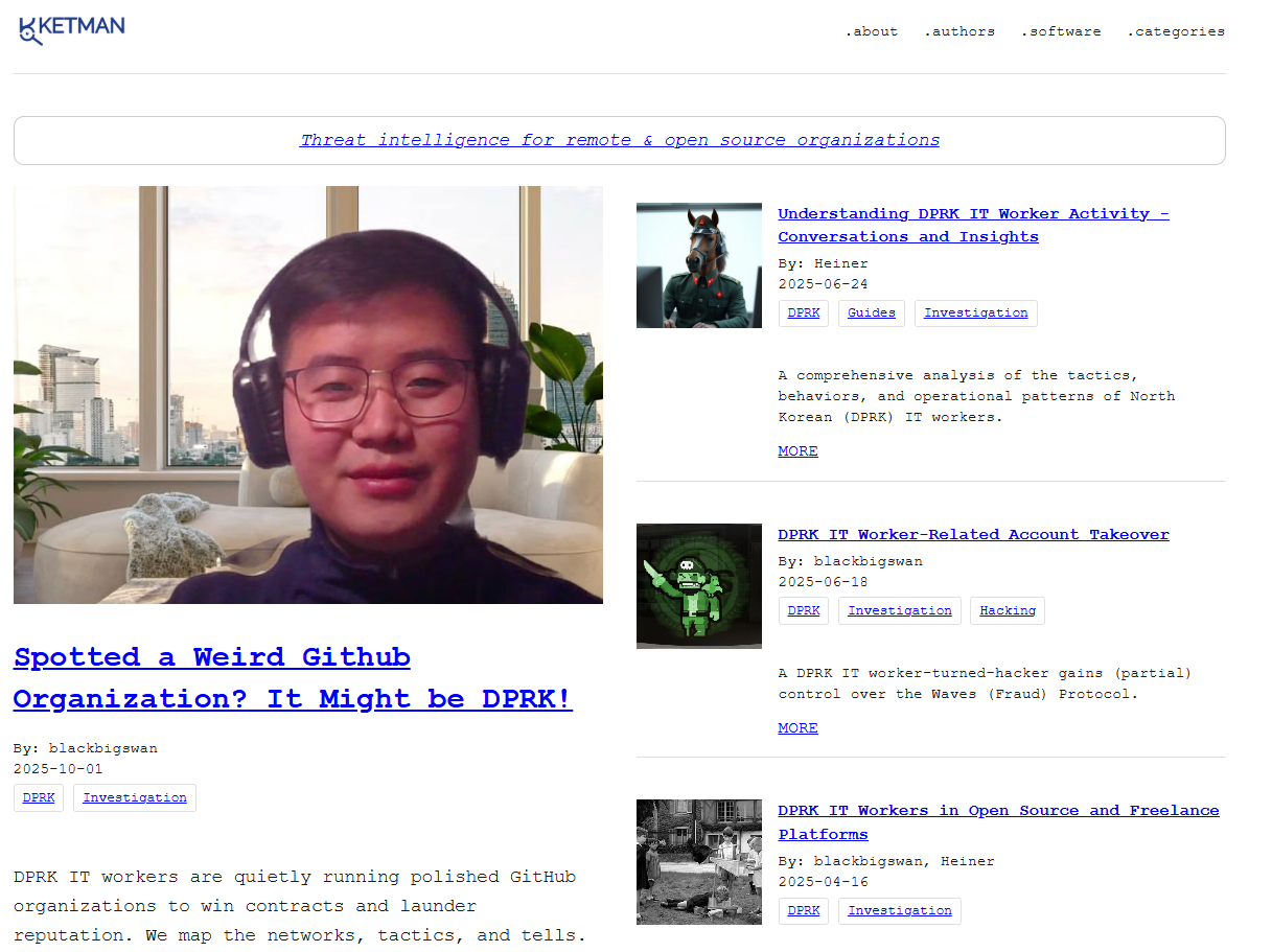 Ketman Project Identifies 100 North Korean IT Workers Working in Web3