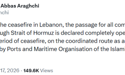 Bitcoin Tops $77K as Iran Declares Strait of Hormuz Open