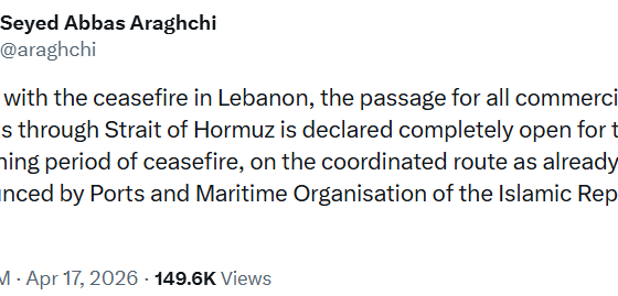 Bitcoin Tops $77K as Iran Declares Strait of Hormuz Open