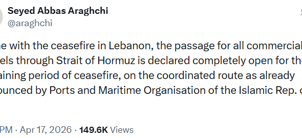 Bitcoin Tops $77K as Iran Declares Strait of Hormuz Open