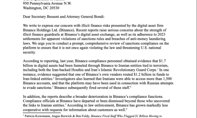 Congress, Senate, Iran, Cryptocurrency Exchange, Binance, Sanctions