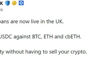 Coinbase Expands Crypto-Backed USDC Loans to UK Users