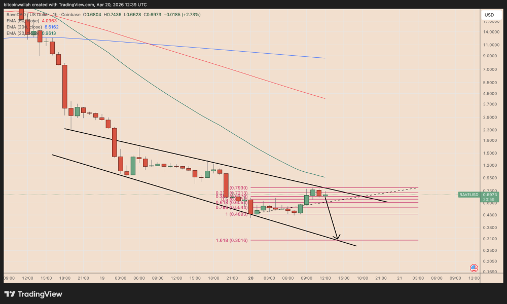 RAVE Token Faces Another 50% Crash Amid Price Manipulation Claims
