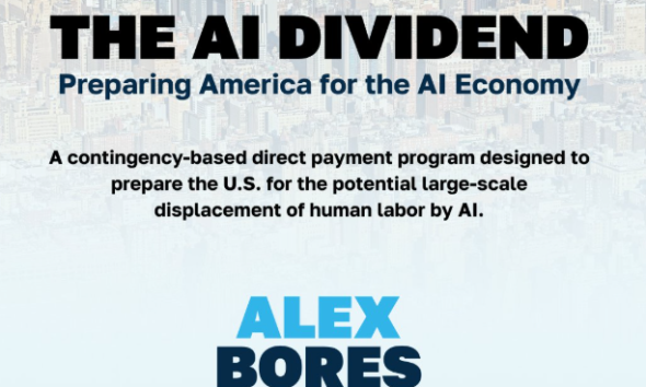 Proposed AI Dividend Would be Funded by Taxes on AI and Paid to US Citizens