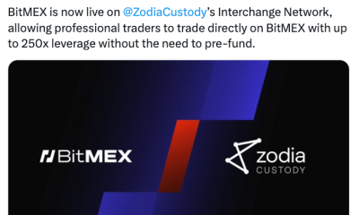 BitMEX Enables Off-Exchange Trading Via Zodia Custody