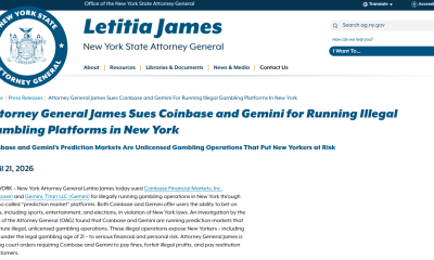 New York State, Polymarket, Kalshi, Prediction Markets