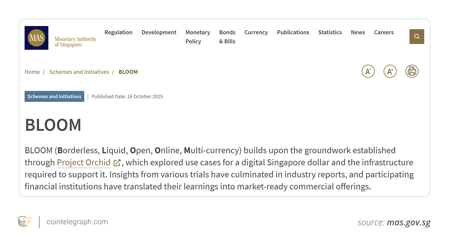 Ripple Tests RLUSD for Real Trade Settlements in MAS Sandbox