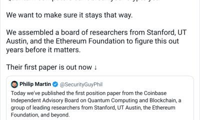 Algorand, Aptos Quantum-Ready, Proof-Of-Stake Exposed: Coinbase