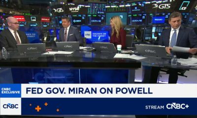 Watch CNBC's full interview with Fed governor Stephen Miran