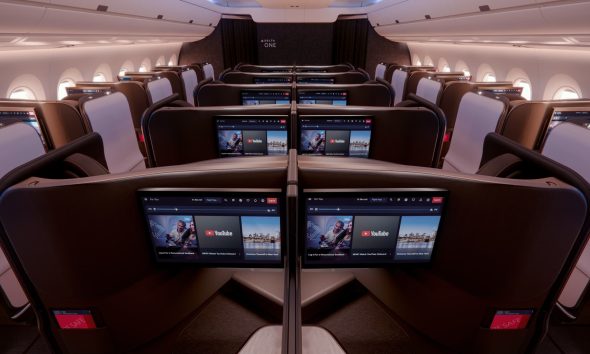 Delta unveils first new Delta One suite in premium cabin arms race