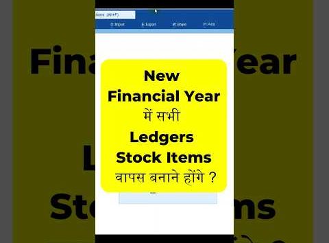 Change Financial year in tally prime Split company in tally prime | New Financial year #tallyprime
